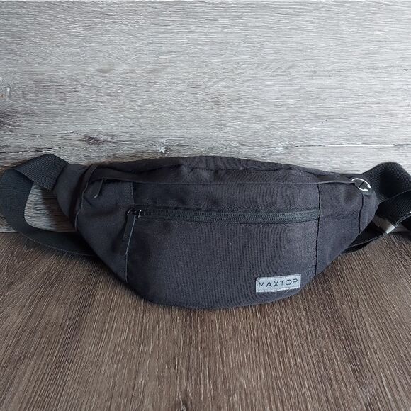 MAXTOP Black Fanny Pack Waist Bag - Picture 1 of 6